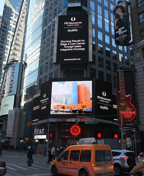 Issels Times Square New York City Billboard